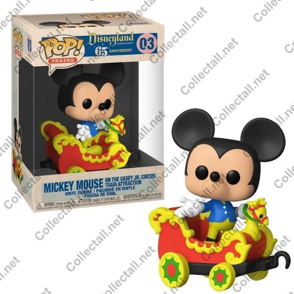 Mickey Mouse On The Casey Jr. Circus Train Attraction #03