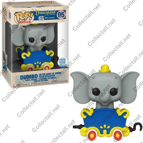 Dumbo On The Casey Jr. Circus Train Attraction #05