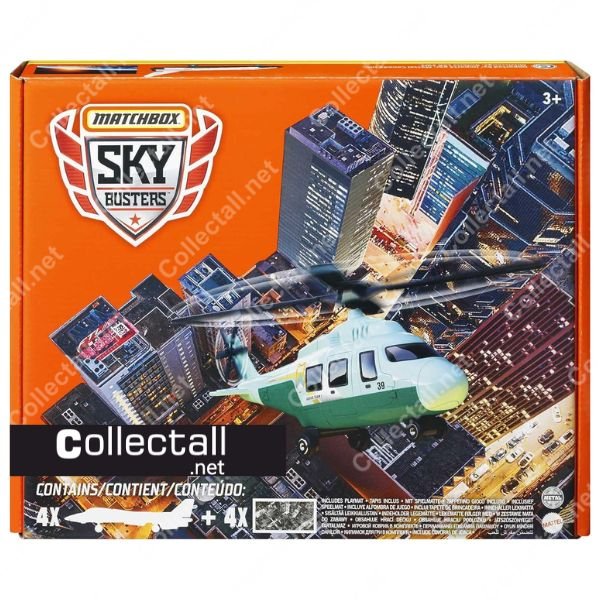 Matchbox Sky Busters 4 Pack