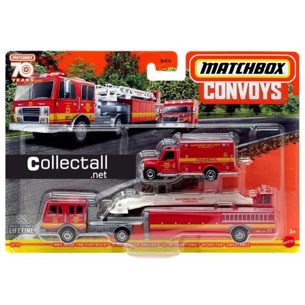 MBX Mega Ton Firetruck - MBX Firetruck Trailer - International Workstar Ambulance