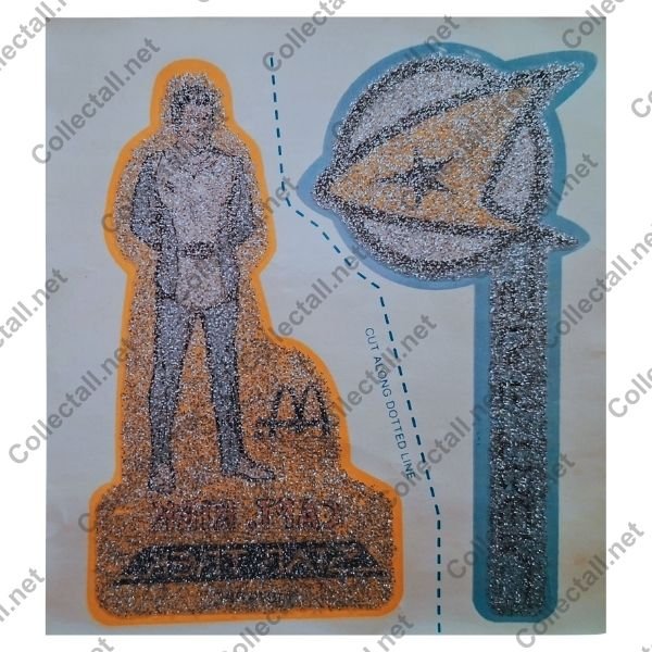 Capt. Kirk Double Glitter Iron-On