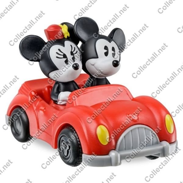 Mickey Mouse and Minnie Mouse