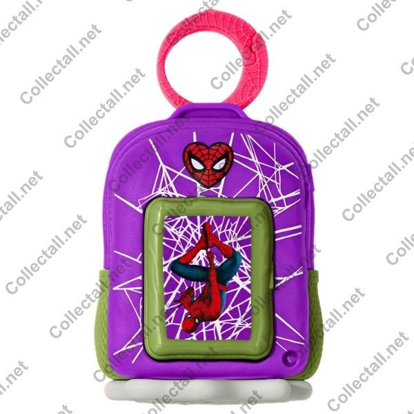 Purple & Green Spider-Man Backpack