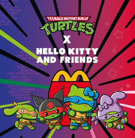 Teenage Mutant Ninja Turtles X Hello Kitty and Friends