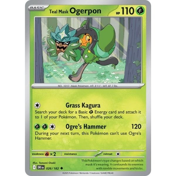 Teal Mask Ogerpon (026/182)
