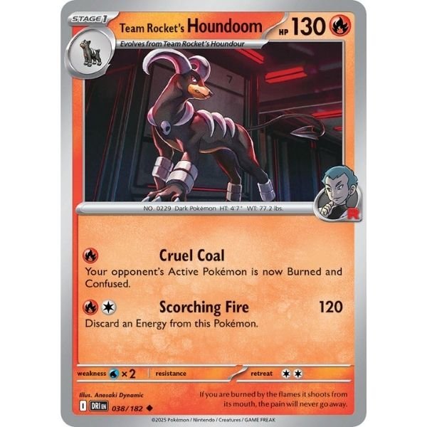 Team Rocket's Houndoom (038/182)