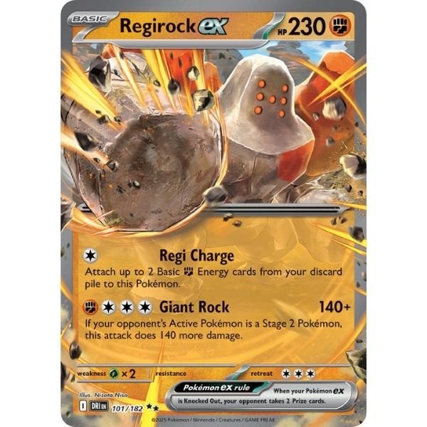 Regirock ex (101/182)