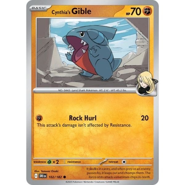 Cynthia's Gible (102/182)