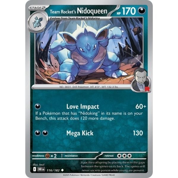Team Rocket's Nidoqueen (116/182)