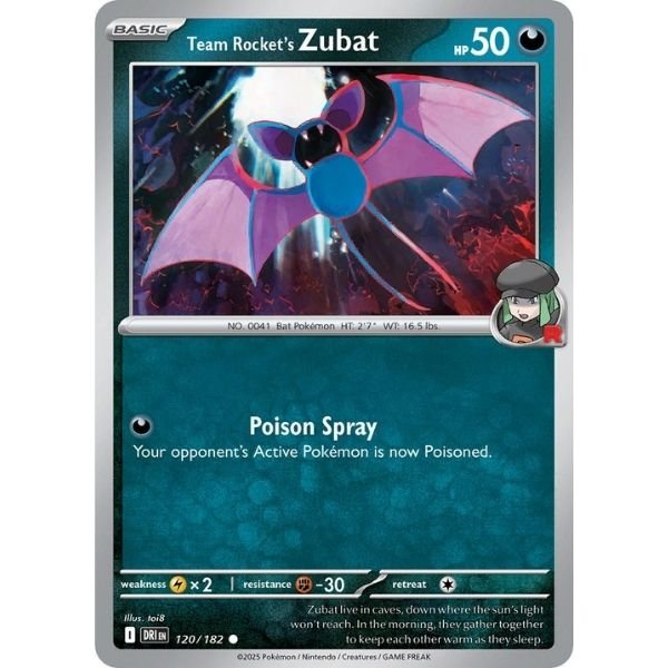Team Rocket's Zubat (120/182)