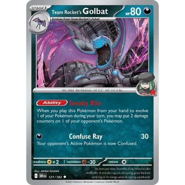 Team Rocket's Golbat (121/182)