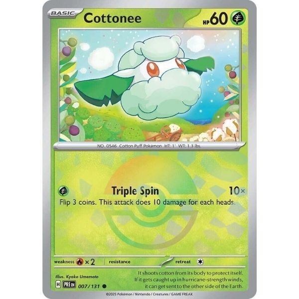 Cottonee Poke Ball (007/131)