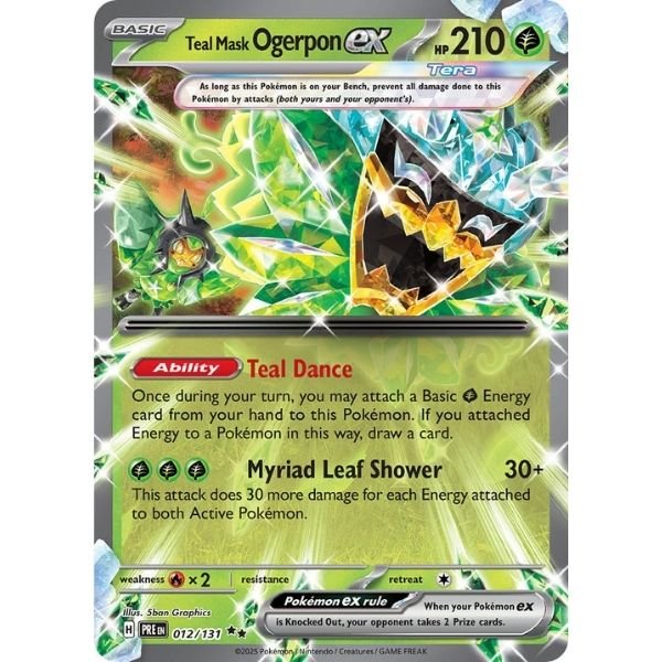 Teal Mask Ogerpon ex (012/131)