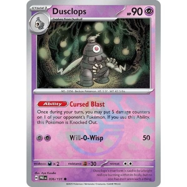 Dusclops Master Ball (036/131)