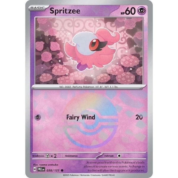 Spritzee Poke Ball (038/131)