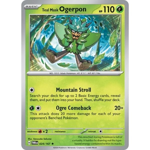 Teal Mask Ogerpon (024/167)