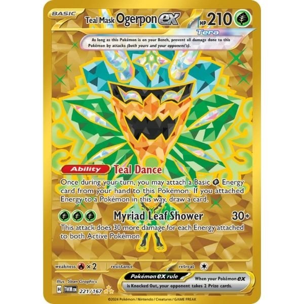Teal Mask Ogerpon ex (221/167)
